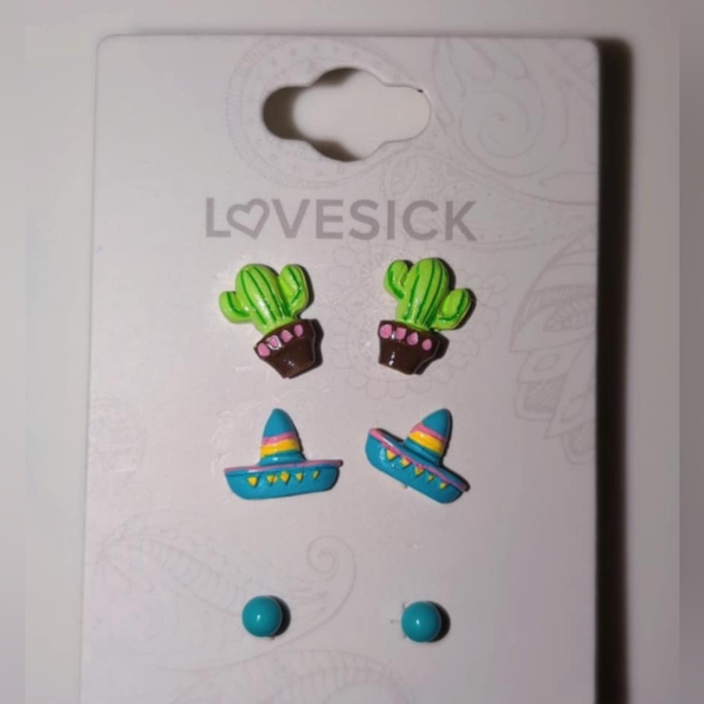 Lovesick Mexican Theme Stud earrings